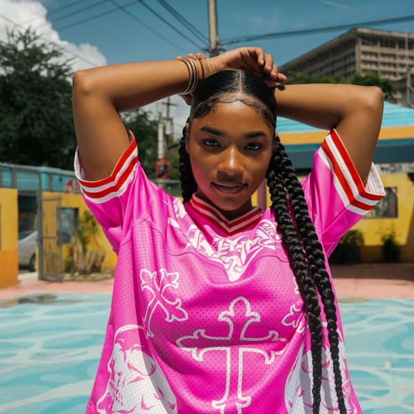 'FAITHWALKER' Jersey Prayer Pressure Pink