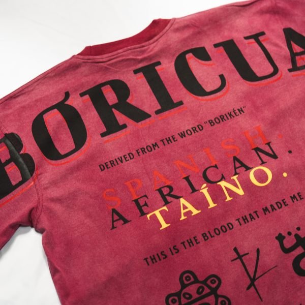 'BORICUA' Tee Bloodline Red