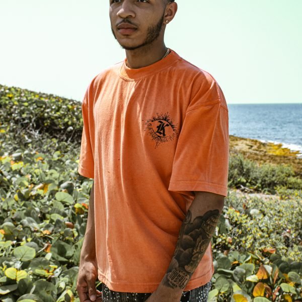 'SERAPHIM' Tee Vintage Papaya