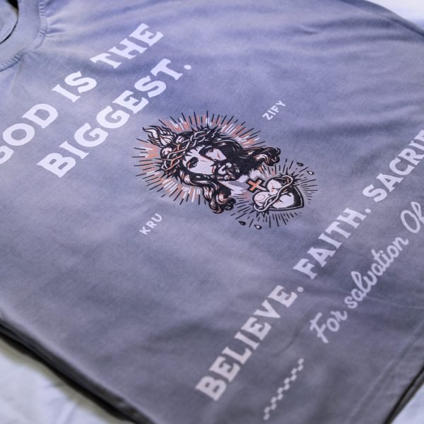 'Saved Sinner' Tee Holy Ash