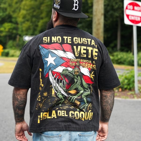 'ISLA DEL COQUI' Tee Vintage Black