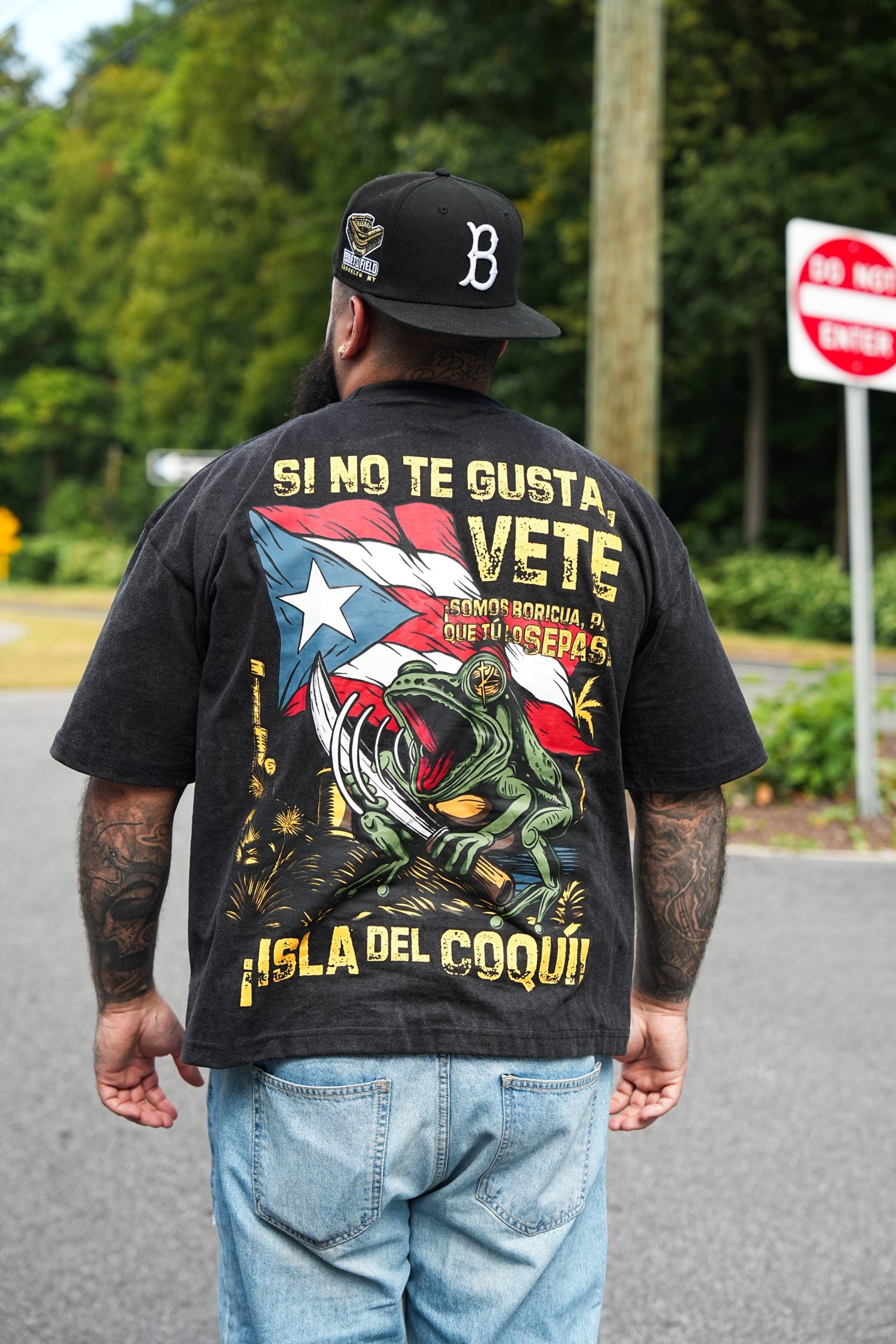 'ISLA DEL COQUI' Tee Vintage Black