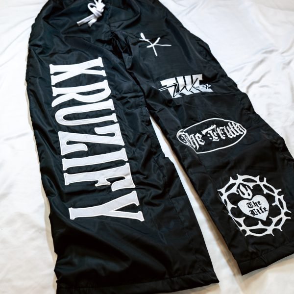 KRUZIFY Track Pants Black